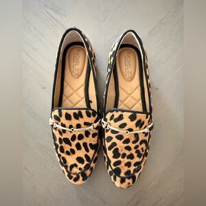 Rachel Zoe Animal Print Loafers